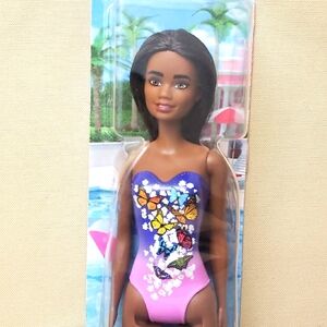 Barbie Beach Doll BNIB Brown Skin and Eyes